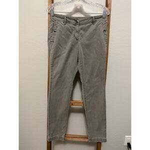 J. Jill Extra-soft Olive Green Chino Pants Size 6 Petite